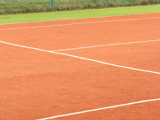 Разметка теннисной площадки